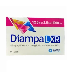 Diampa Lxr 12.5mg 2.5mg 1000mg Tablets 14s